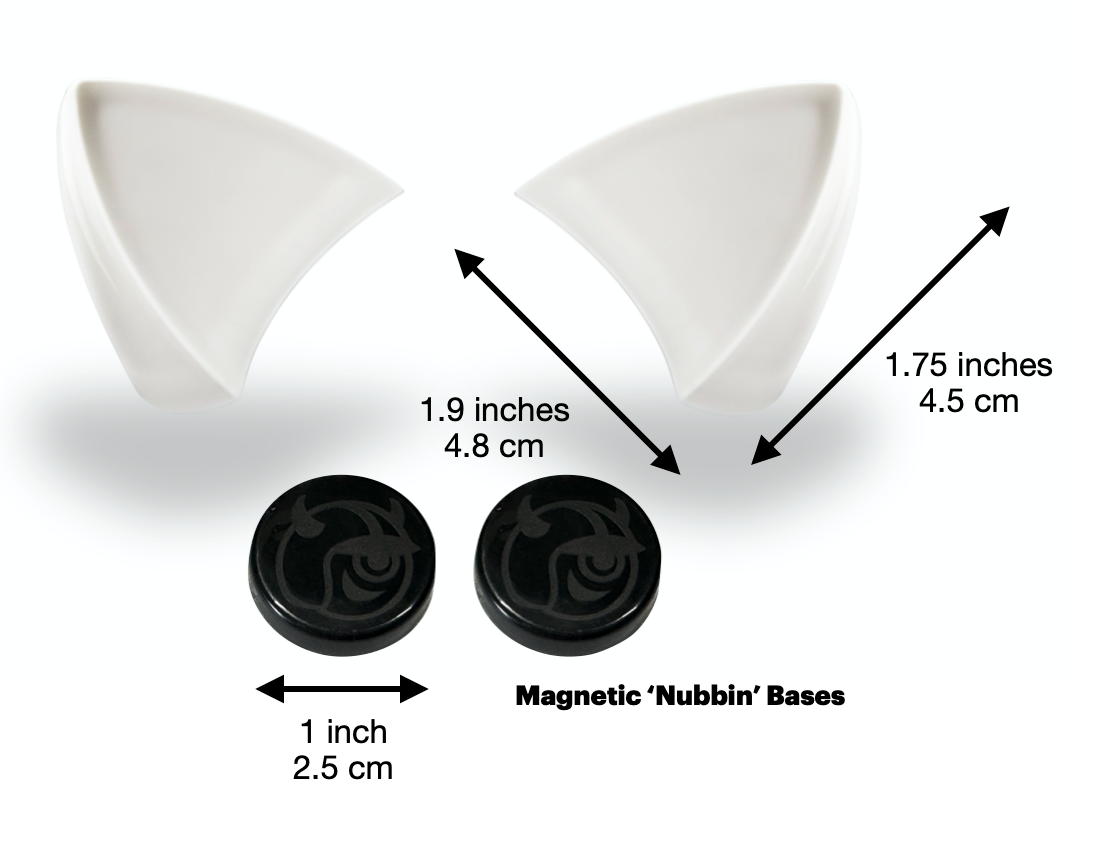 MagNeatOhz: Cat Ears for Helmet White size chart