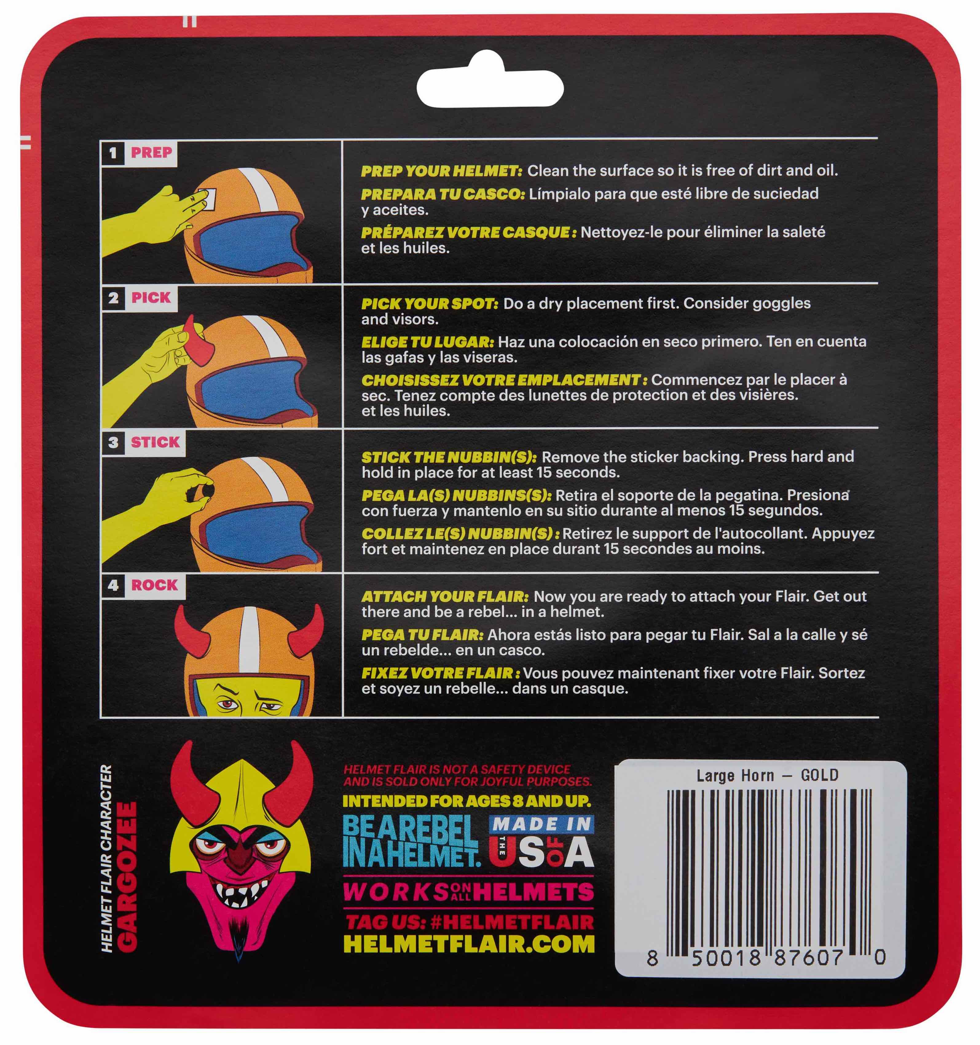 guide on how to install MagNeatOhz: Large White Devil Horns for Helmet