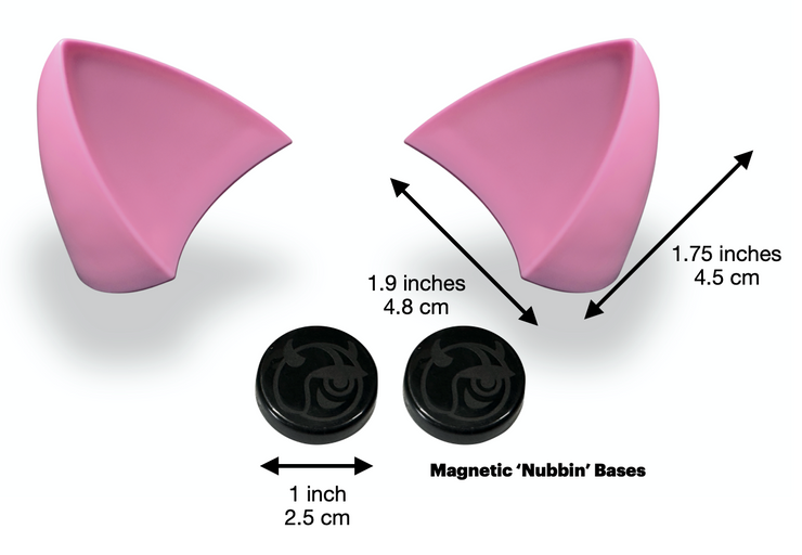 MagNeatOhz: Cat Ears for Helmet Pink