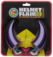 MagNeatOhz: Large Purple Devil Horns for Helmet