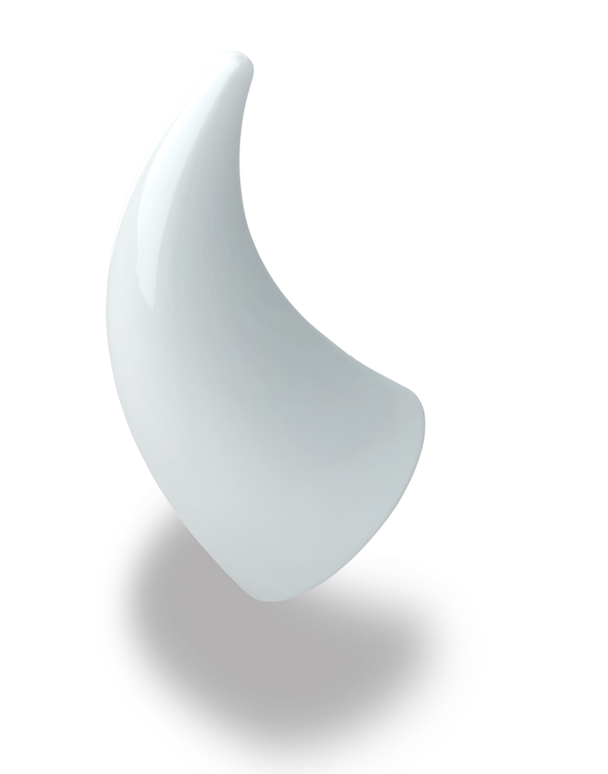 Single Replacement: MagNeatOhz Large Horn White