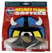 Black devil horns for motorcycle helmet, ski helmet and bike helmet