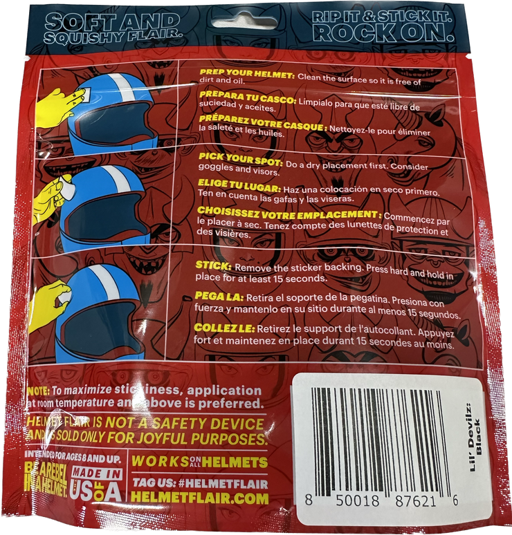 Softeez Black Horns Bike Helmet Horns Ski Helmet Horns